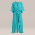 ANWEN V-NECK MIDI DRESS
