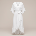 ANWEN V-NECK MIDI DRESS