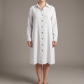 HOLLINMERE BUTTON-FRONT SHIRT DRESS