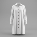 HOLLINMERE BUTTON-FRONT SHIRT DRESS